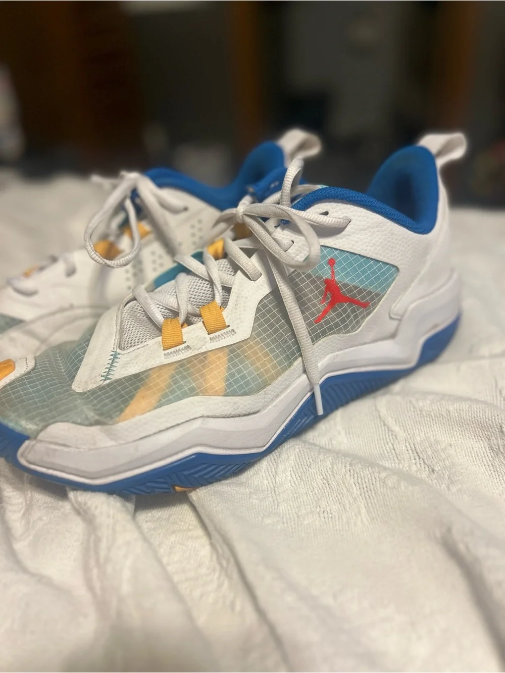 Jordan One Take 4 White Lagoon Pulse Size M10